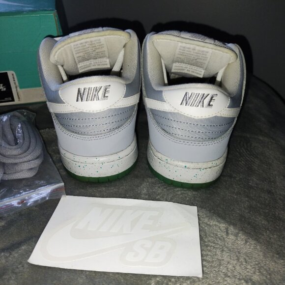 Nike SB Dunk Low Wolf Grey Marty McFly Mens Size 8 * RARE VINTAGE * - Picture 5 of 12